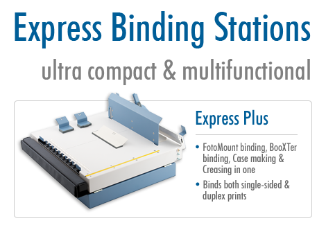 Express Binding Stations: Ultra compact and multifunctional